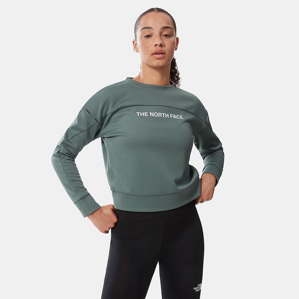 The North Face Sweater Womens Australia - The North Face Mountain Athletics Green Hiking (HUC-475931